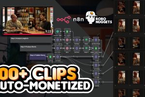 Create 100+ Shorts from One Video Effortlessly: AI Machine & n8n No Code Tutorial 🥚
