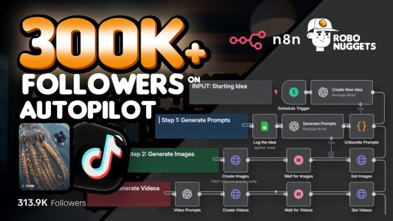 Monetize Faceless TikToks Hourly with This AI System Using Free FFmpeg and n8n No-Code Tool