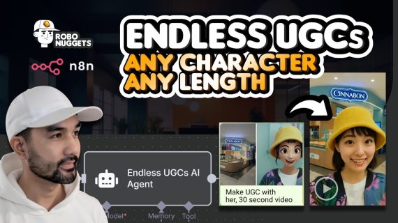Unlock Unlimited UGC Creation with n8n+Veo3: AI No-Code Automation for Any Length & Character