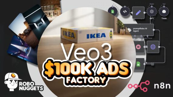 Automate $100,000 Ads for Any Brand with Veo3 Prompt Factory on n8n: A Step-by-Step Guide 🥚